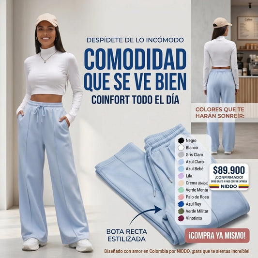 Pantalon bota recta